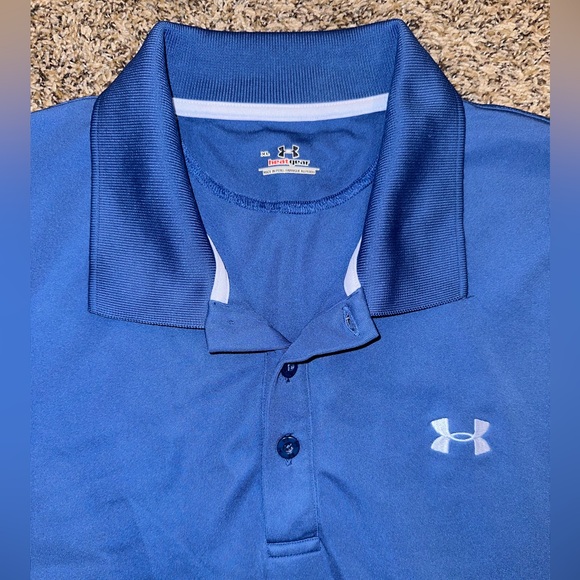 Men’s Under Armour heat gear polo - Picture 2 of 2